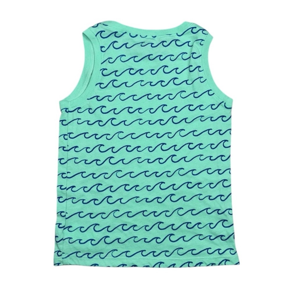 (2) Like New Old Navy Tank Top Bundle Ocean Waves Print Muscle Tee 5T - Picture 3 of 8